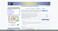 Desktop Screenshot of calculoparo.com